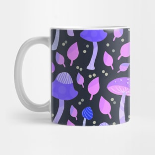 Violet mushrooms Mug